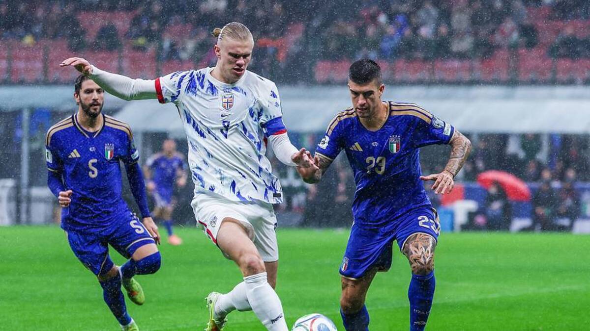  Erling Haaland averages more than a goal a game for Norway, inspiring fans to unprecedented levels of pride and joy. | Fabrizio Carabelli/SOPA Images/LightRocket/Getty Images 