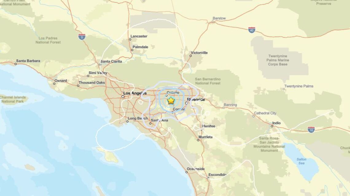 Update: 3.2 magnitude earthquake shakes near Ontario, CA on Sept. 2