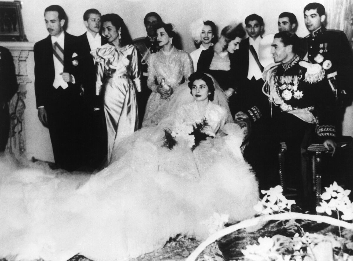 Princess Soraya Esfandiari (center) on her wedding with Shah Muhammad-Reza Pahlavi of Iran in the Tehran Royal PalaceKeystone-France/Gamma-Keystone via Getty Images
