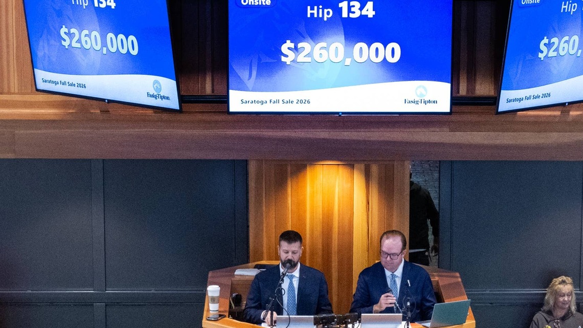 Fasig-Tipton Saratoga Fall Mixed Sale Sets Record Gross, Median In 2026 