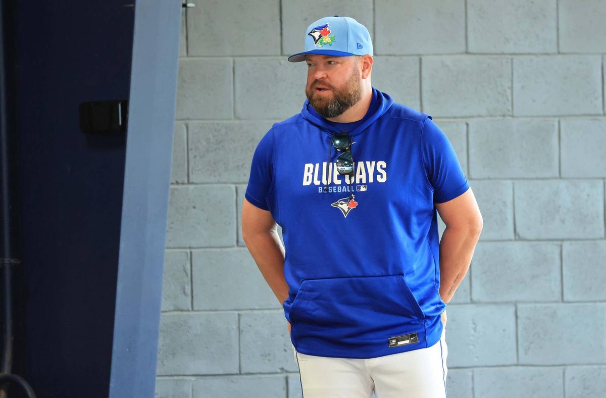  Toronto Blue Jays manager John Schneider (14) © Kim Klement Neitzel-Imagn Images