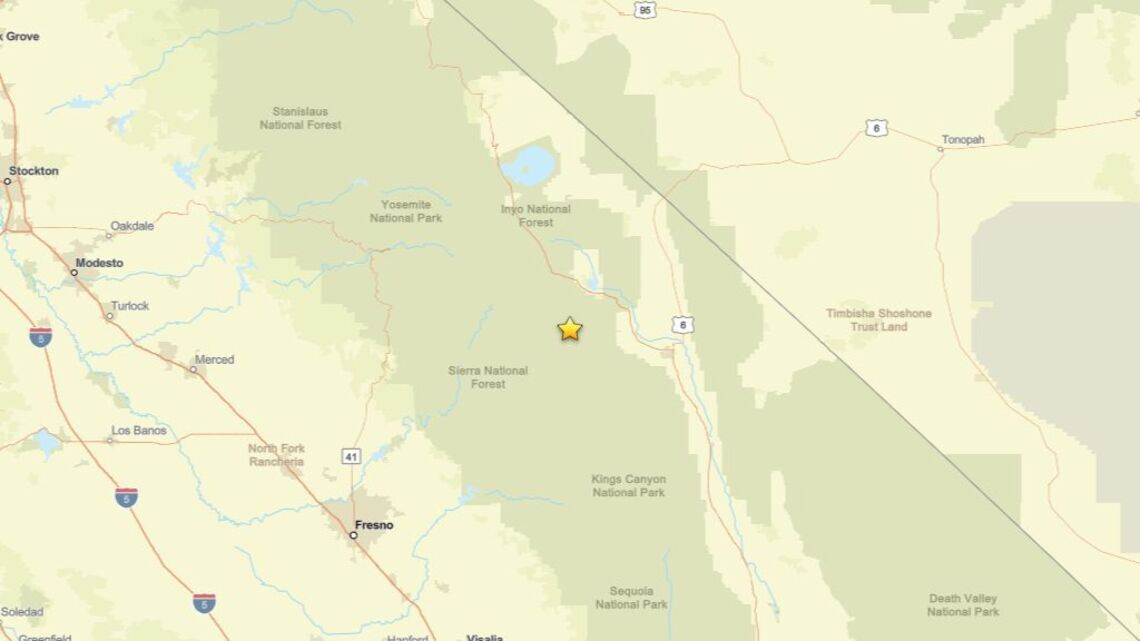 Earthquake measuring 3.4 shakes area near Toms Place, CA on Aug. 14 