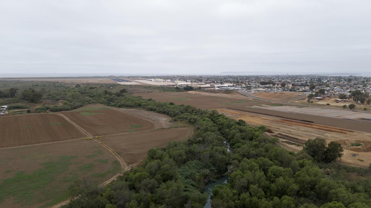 The Tijuana River flows on Wednesday, June 4, 2025, in Tijuana River Valley, Calif. (Ana Ramirez/The San Diego Union-Tribune/TNS)