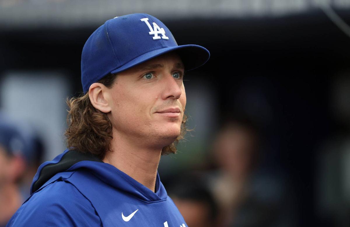  Los Angeles Dodgers pitcher Tyler Glasnow (31) © Kim Klement Neitzel-Imagn Images