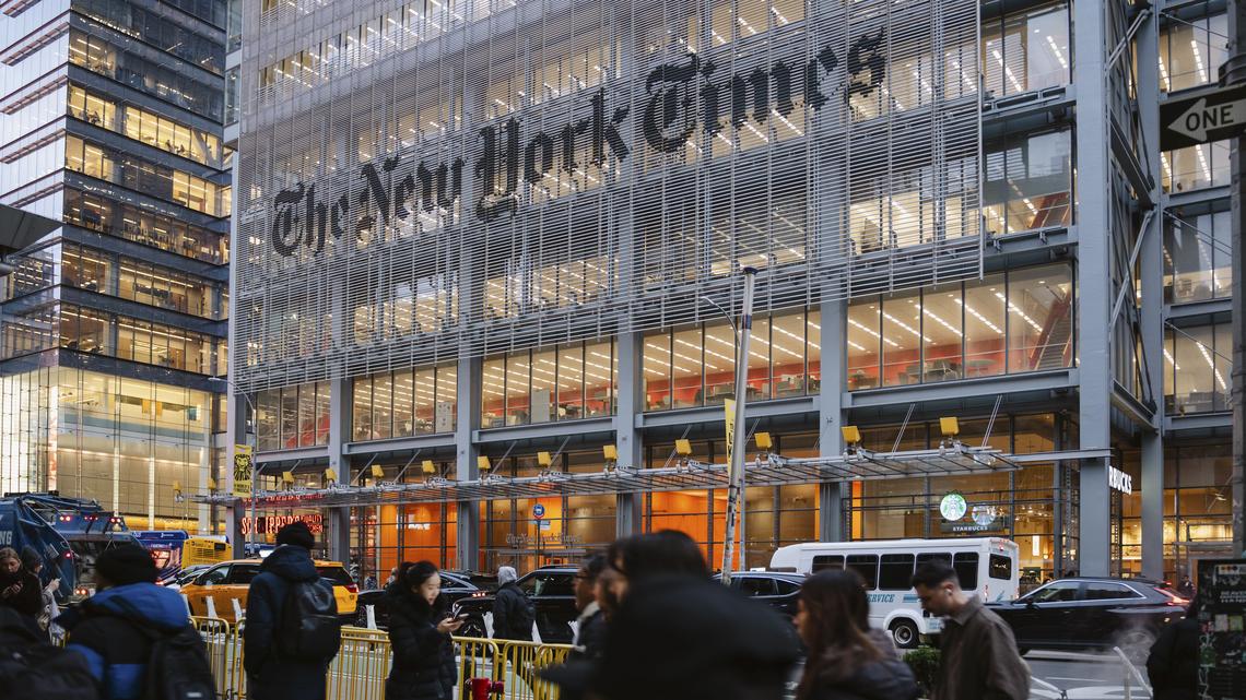 US sues The New York Times, claiming discrimination against a white man