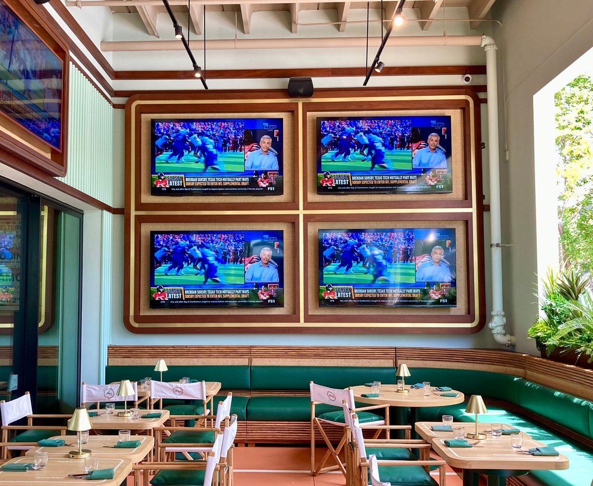 Whether you dine inside or out, the games are never far at Sports & Rec in the Nora District.