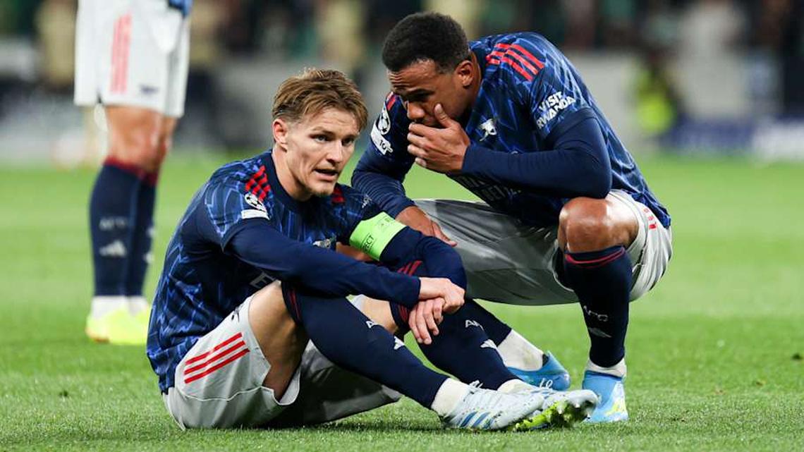  Martin Ødegaard has suffered with various injuries this season. | Diogo Faria Reis/MB Media/Getty Images 