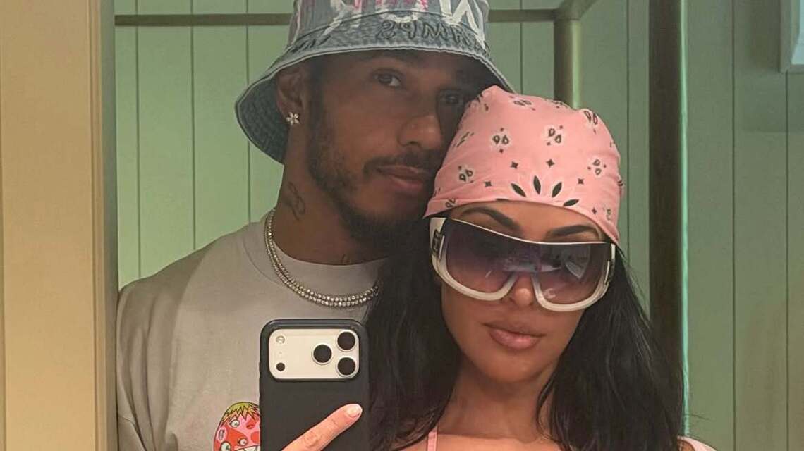 Lewis Hamilton Embraces Bikini-Clad Kim Kardashian for Loved-Up Vacation Photo 