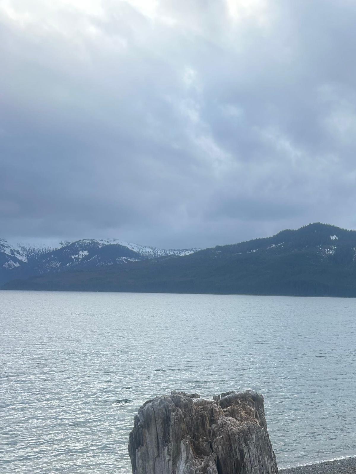 Icy Strait Point shore in Hoonah, Alaska.