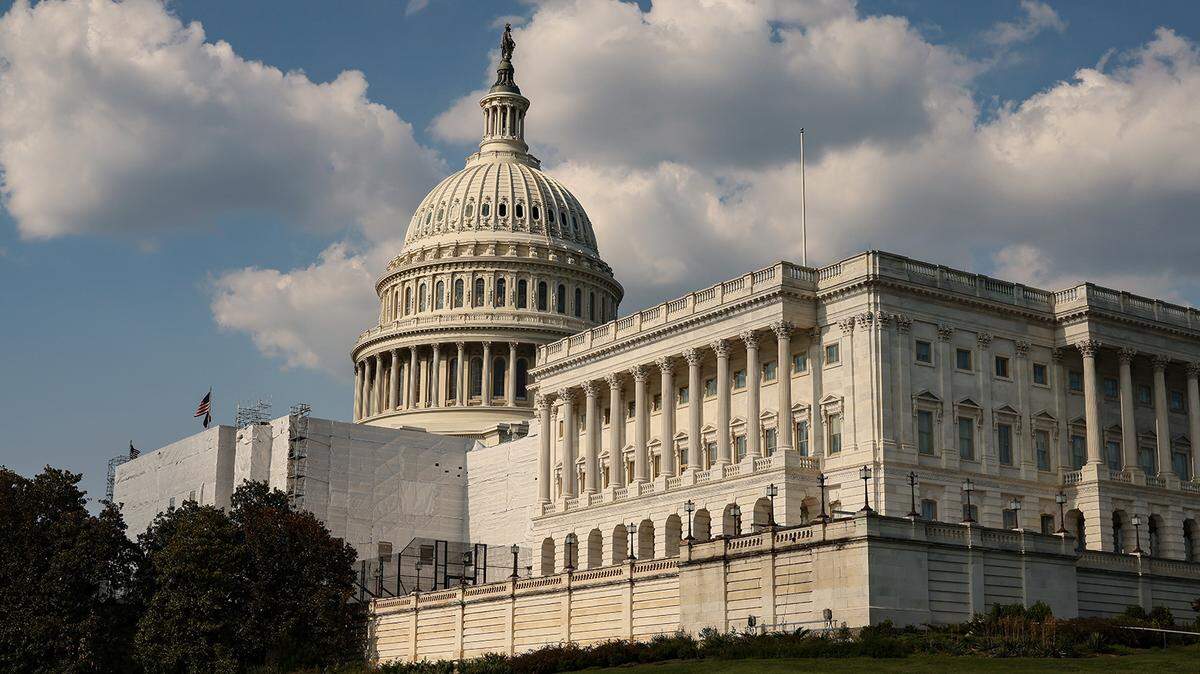 A view of the Capitol building on July 12, 2023, in Washington, DC. 