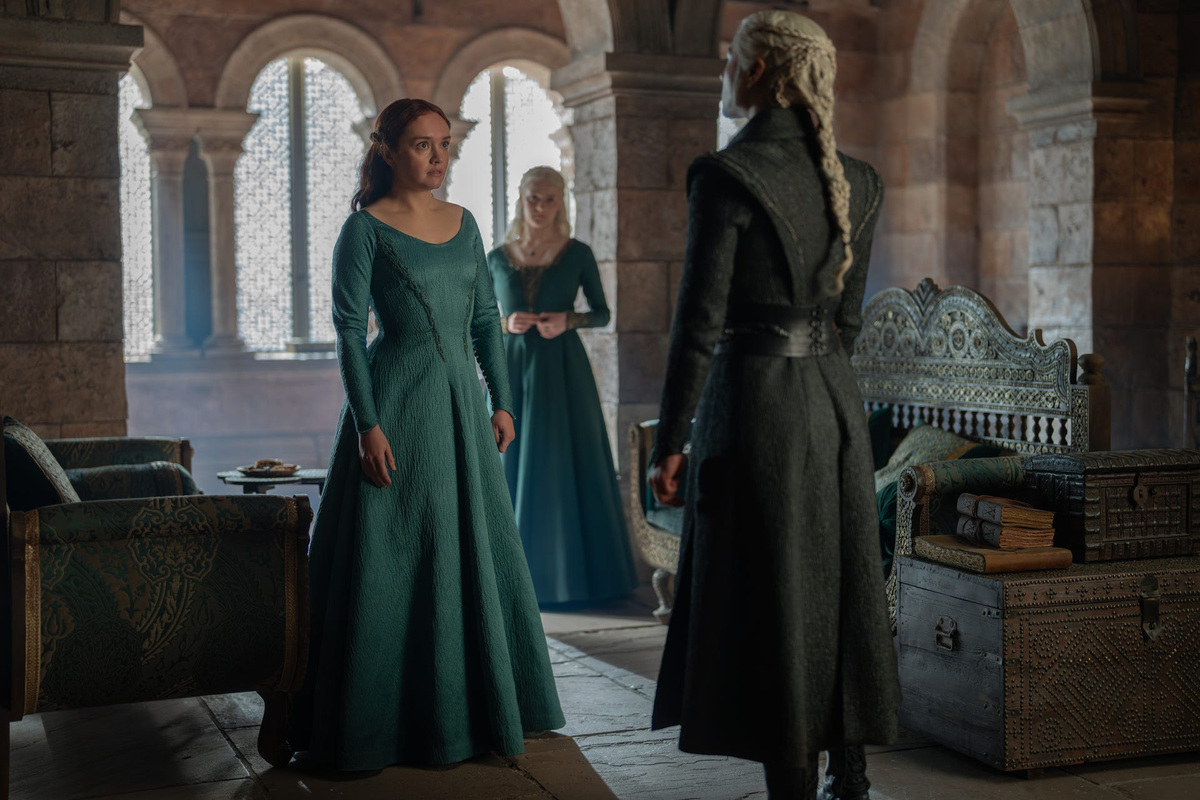 Olivia Cooke, Phia Saban and Emma D’Arcy's in HBO's "House of the Dragon."