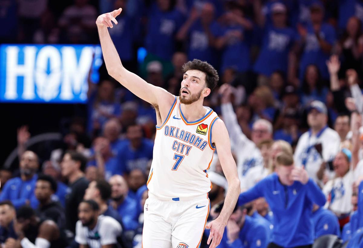 Oklahoma City Thunder forward Chet Holmgren. Alonzo Adams-USA TODAY Sports