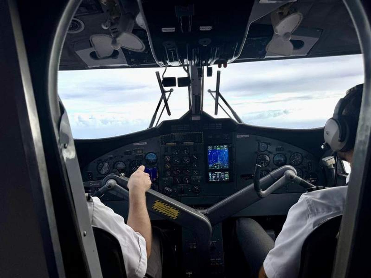 An open cockpit feels kind of shocking at first but also gives a bird’s-eye view. Photo credit: Emily Molina 