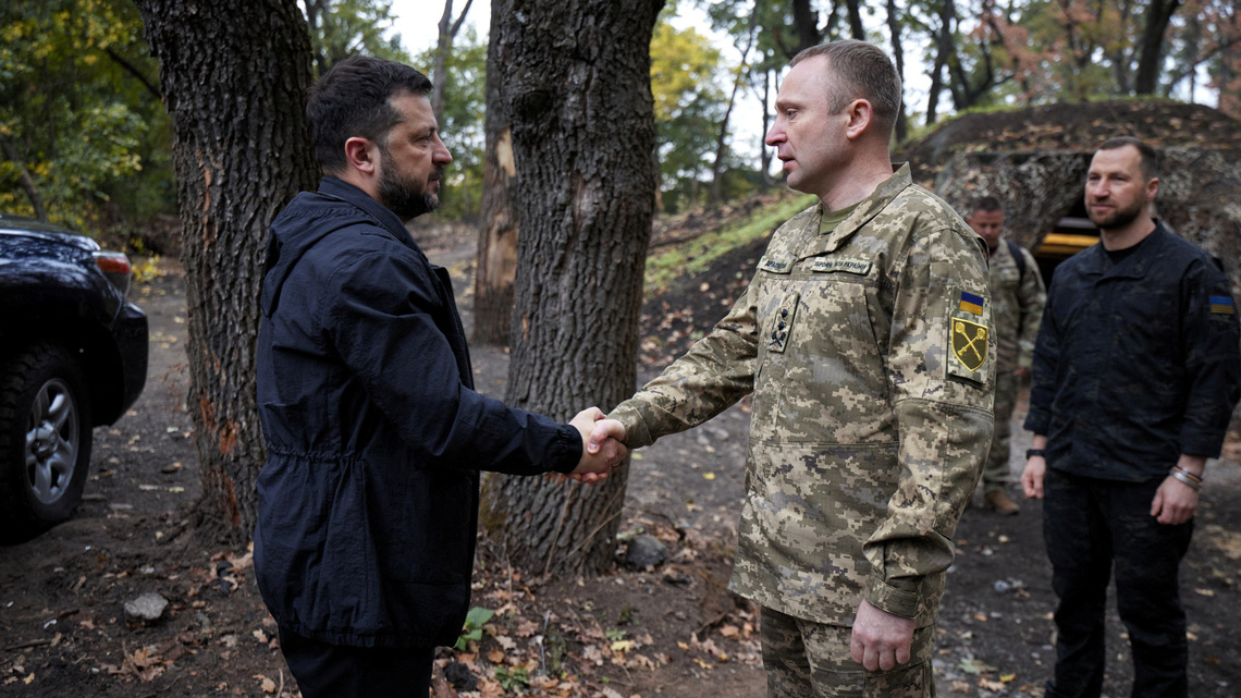 Zelenskiy says he visits military command post near Ukraine's eastern frontline