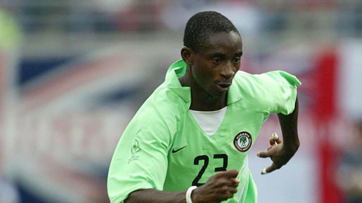  Opabunmi played just six times for Nigeria. | Richard Sellers/Sportsphoto/Allstar/Getty Images 
