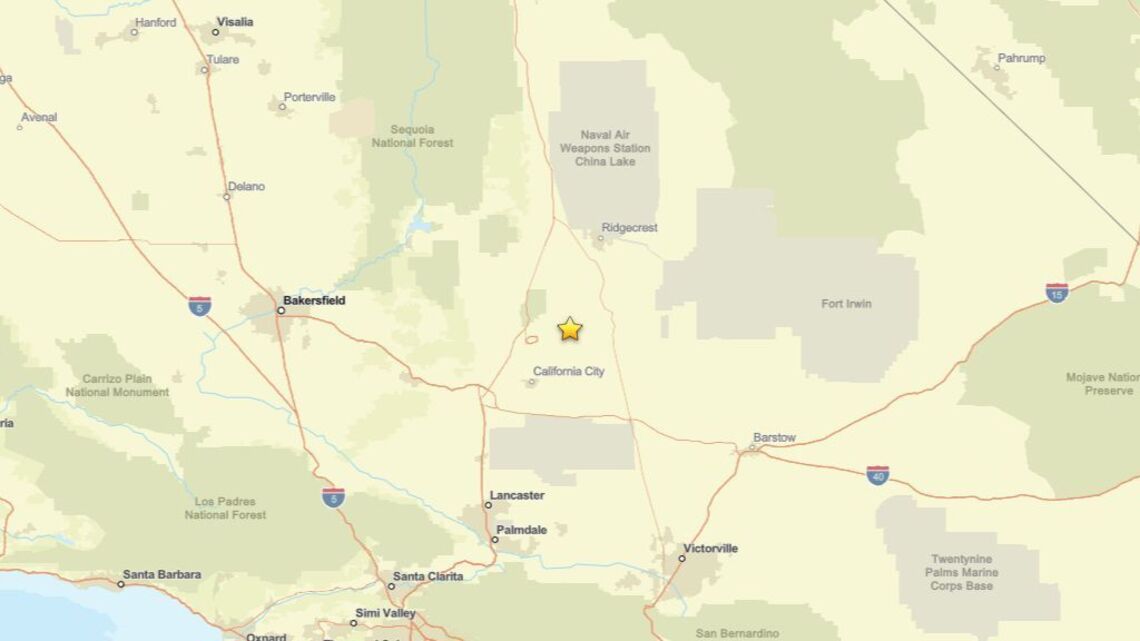 Update: Earthquake measuring 2.1 shakes area near Johannesburg, CA on Oct. 3 