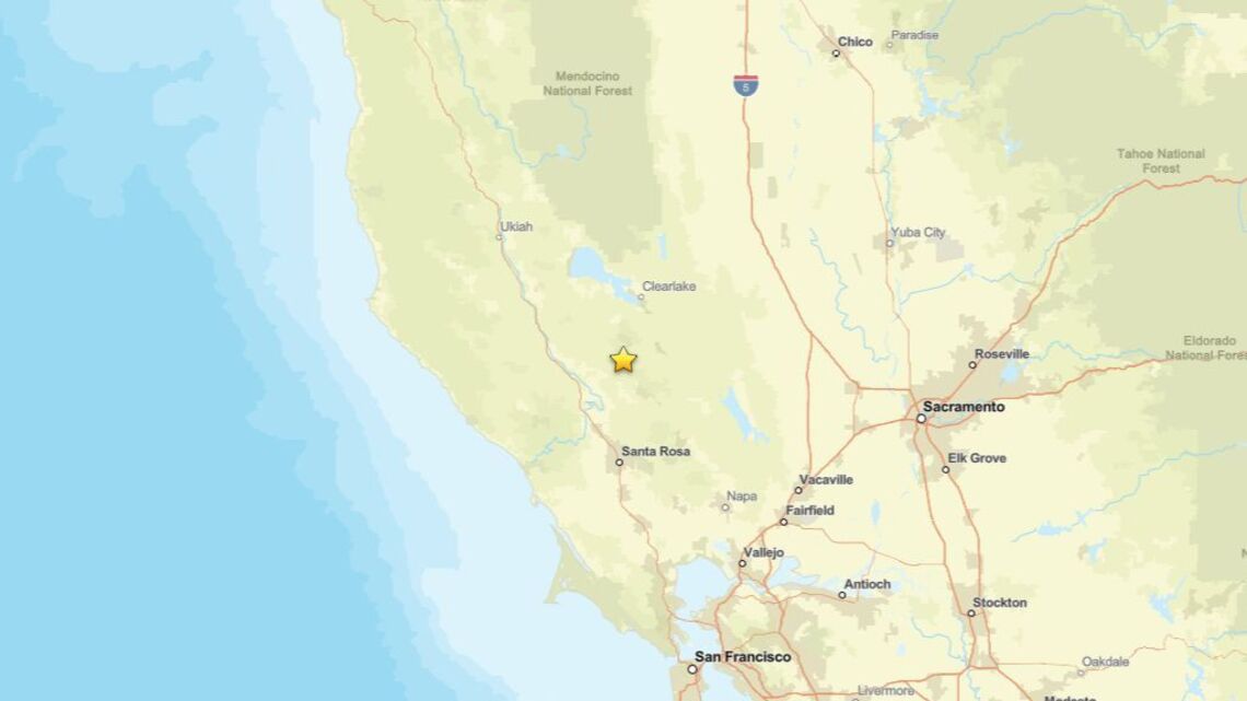 Sept. 30: Earthquake of 2.6 magnitude recorded near Anderson Springs, CA 