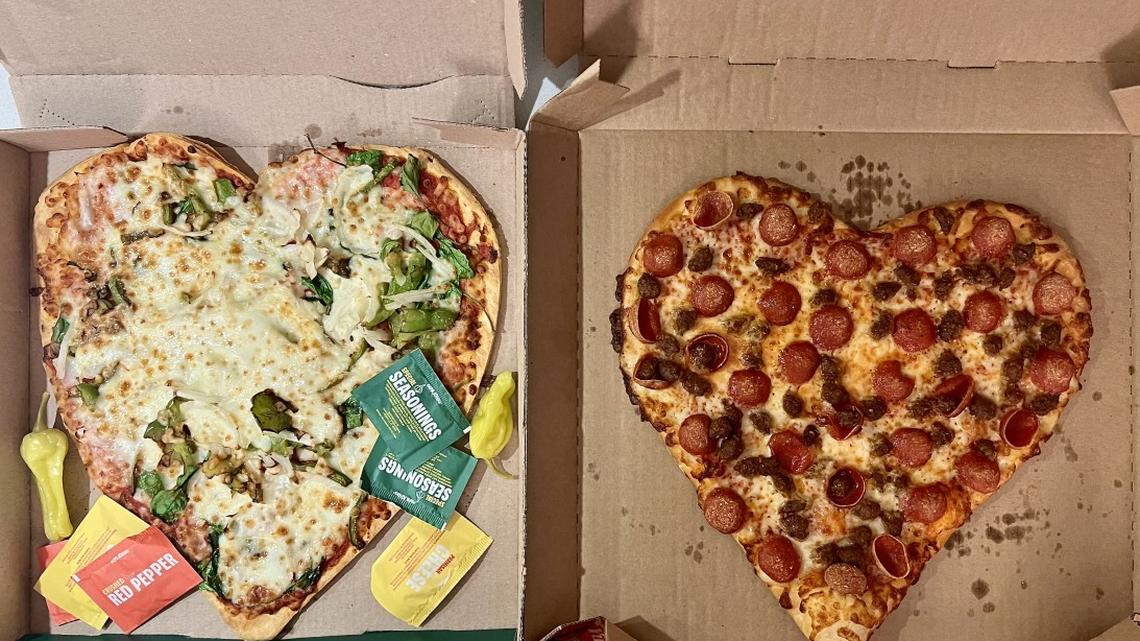 I Tried Heart-Shaped Pizzas From Pizza Hut and Papa John's-This Is the One I've Fallen Madly in Love With 