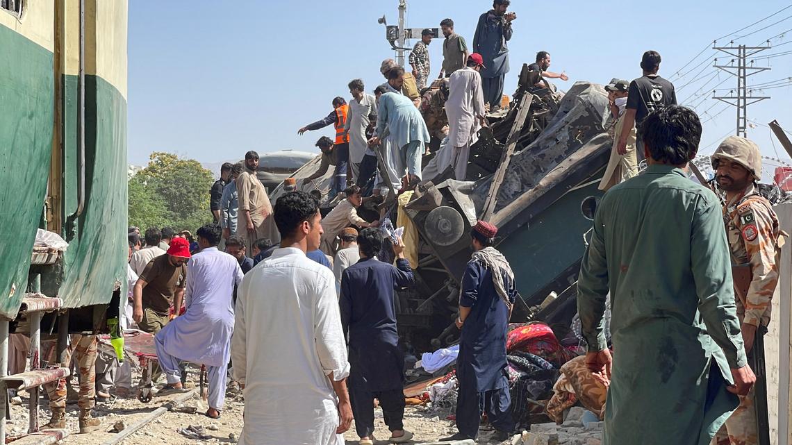 At least 24 killed in Pakistan train blast claimed by separatist militants 