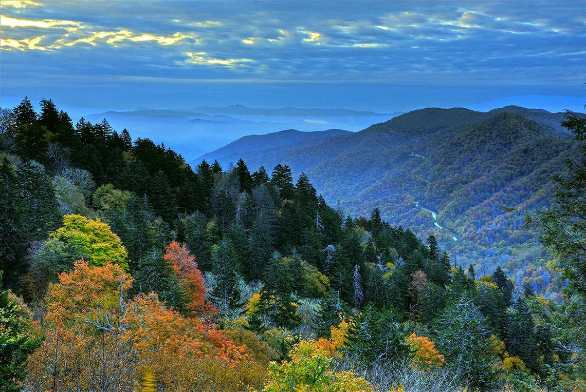  Great Smoky Mountains National Park is a rattlesnake-infested area in North Carolina. 
