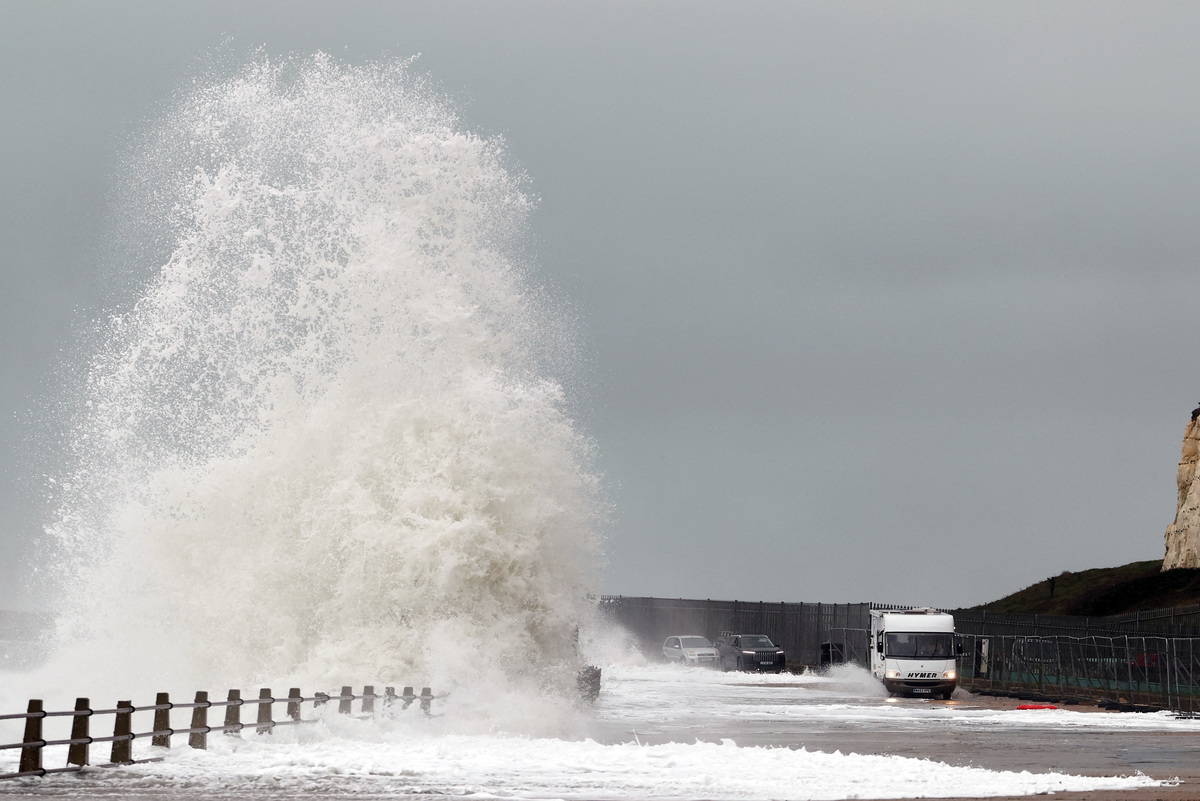 Storm causes power outages and traffic disruptions in France and ...