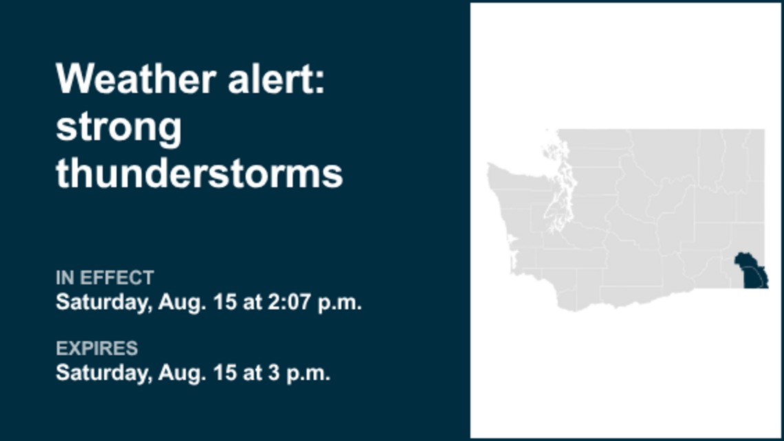 UPDATE: Thunderstorms with nickel-sized hail Saturday 