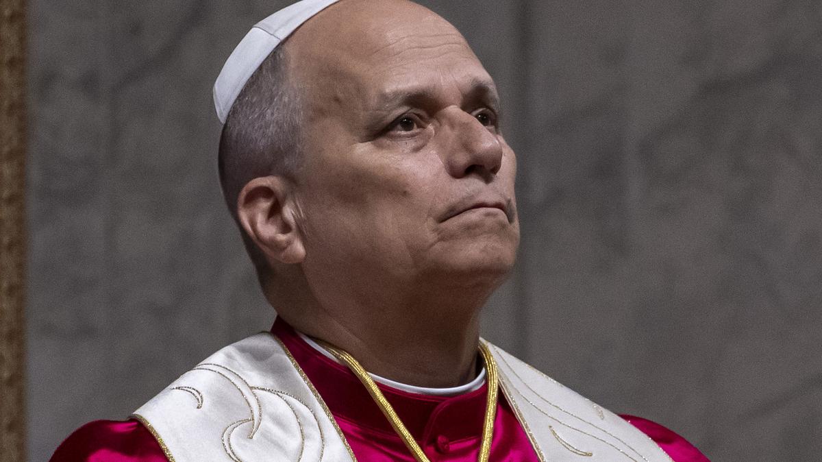 Pope Leo XIV presides over the Prayer Vigil for Peace at St. Peter's Basilica on April 11, 2026, in Vatican City.