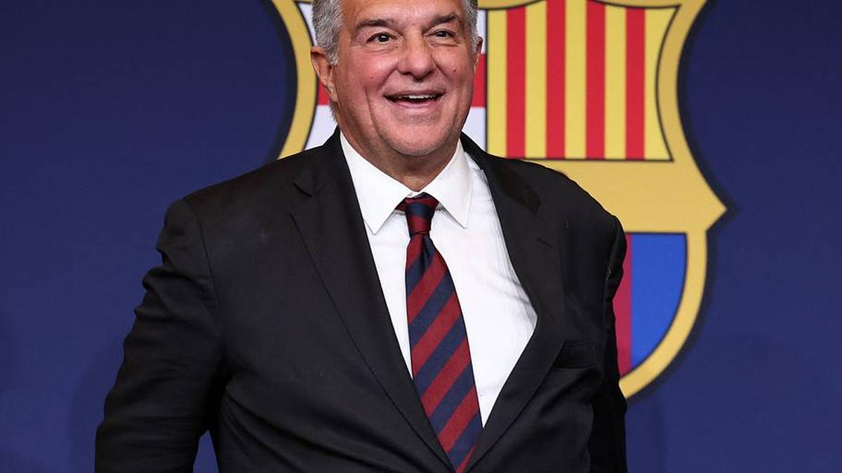  Joan Laporta's promise turned out to be true-for now. | Josep Lago/AFP/Getty Images 