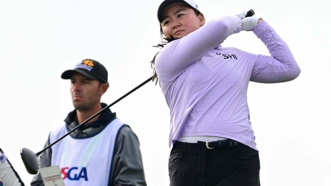 Allisen Corpuz joins 3-way tie for lead at FM Championship
