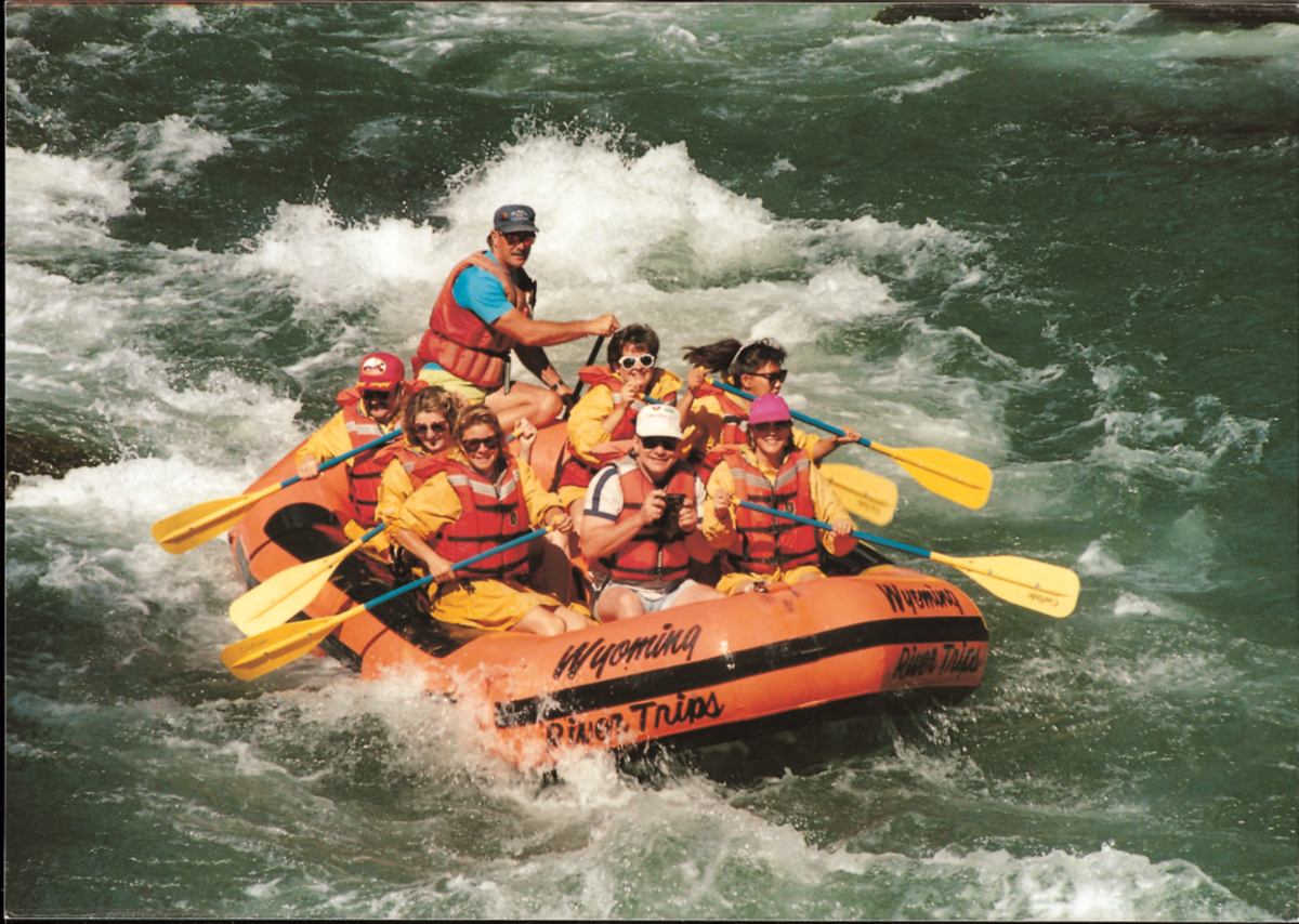  Rafting the Shoshone is a popular activity for Cody visitors. Photo credit: Cody Yellowstone 