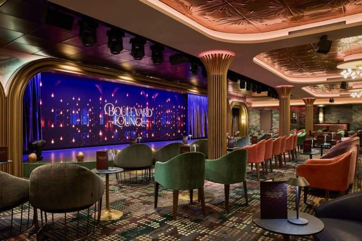  The Boulevard Lounge is Celebrity's only ship with a dedicated dueling piano bar with multiple shows daily. Photo credit: Jill Robbins 