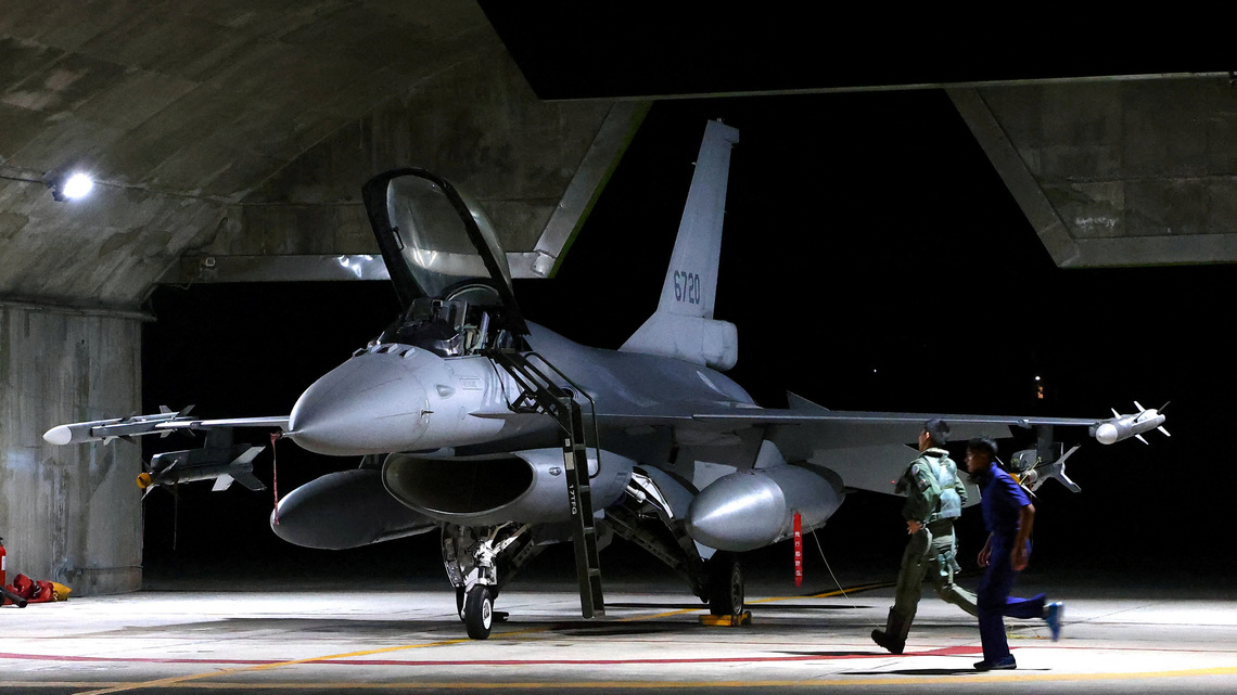 Taiwan's first new F-16V fighter jets arrive to bolster defences against China 