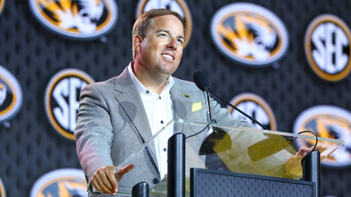 Eli Drinkwitz Supports an Expanded Playoff, But He's Not Sold on Nine-Game SEC Schedule 