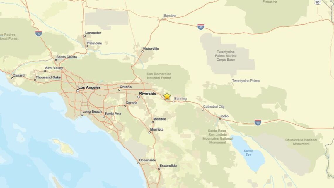 Update: Earthquake of 2.5 magnitude reported close to Beaumont, CA on July 27 