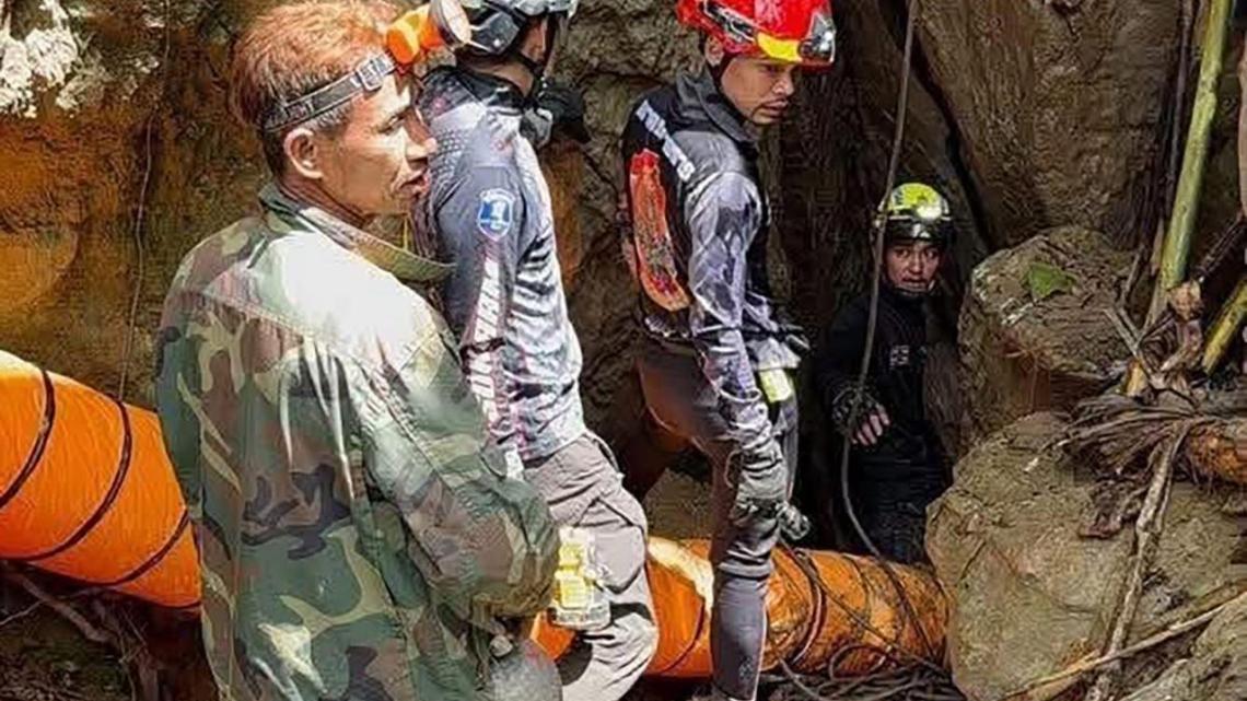 Cave divers scramble to rescue 7 people trapped underground in Laos
