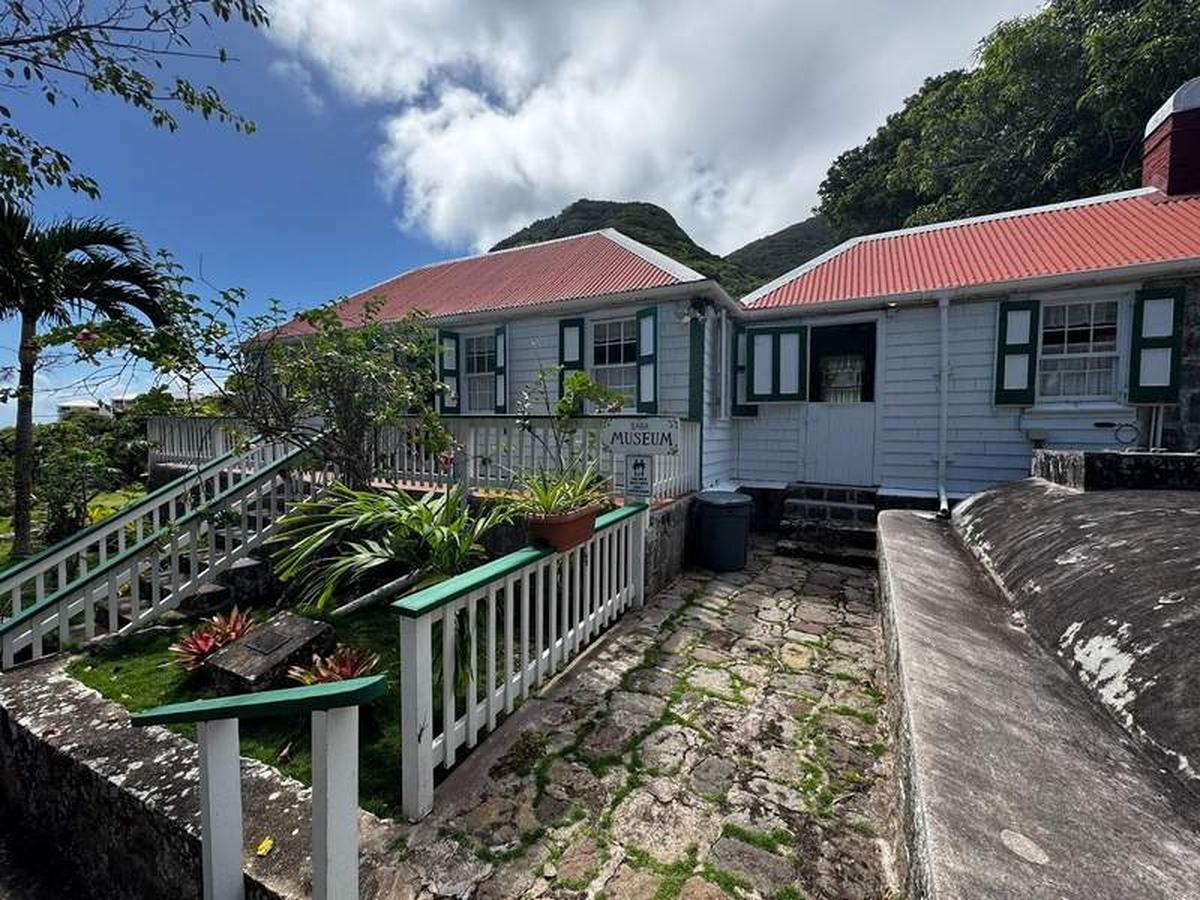  The Harry L. Johnson Museum, a former sea captain's home, offers a glimpse into early life on Saba. Photo credit: Emily Molina 