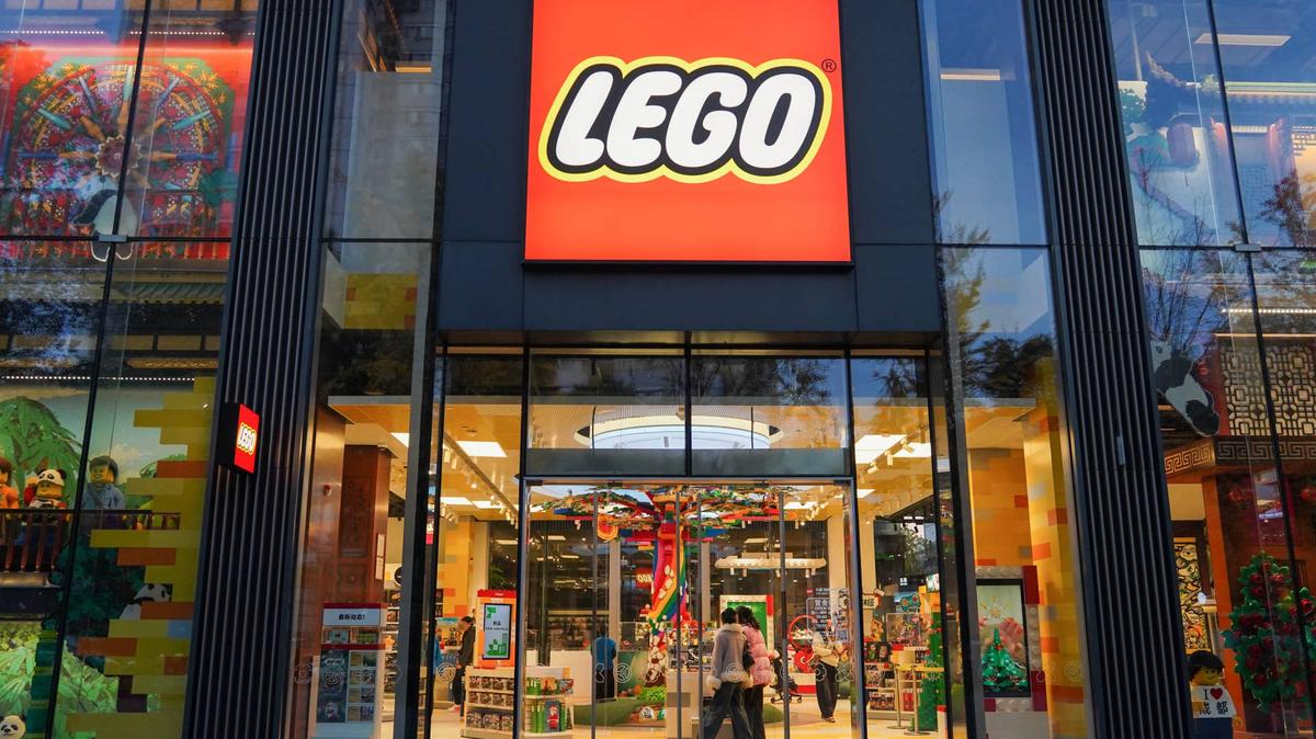 Lego storefront.