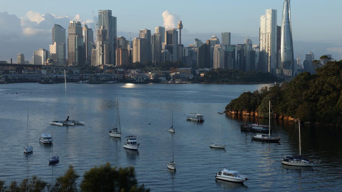 A view of the Central Business District (CBD) and Barangaroo skyline in Sydney, Australia, April 29, 2025. REUTERS/Hollie Adams