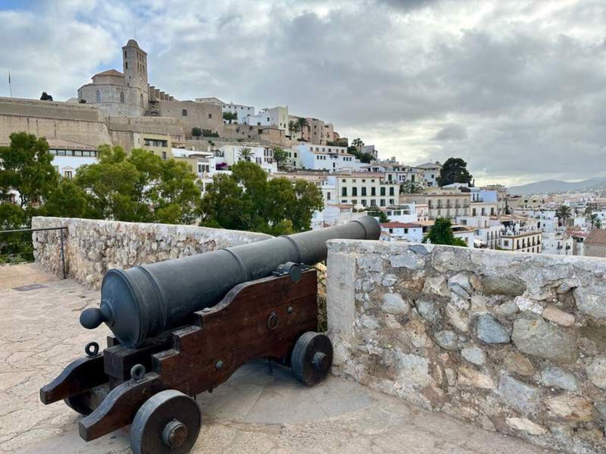  Ibiza town view from inside the castle walls: Photo credit: Margot Black 
