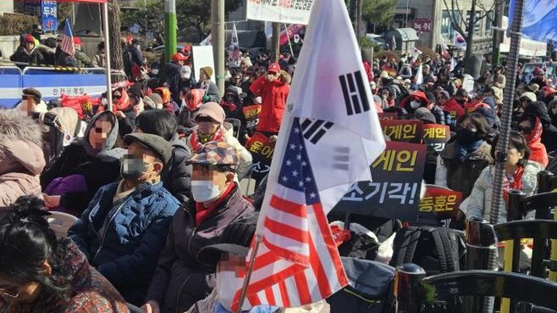 Yoon supporters, critics clash after life sentence