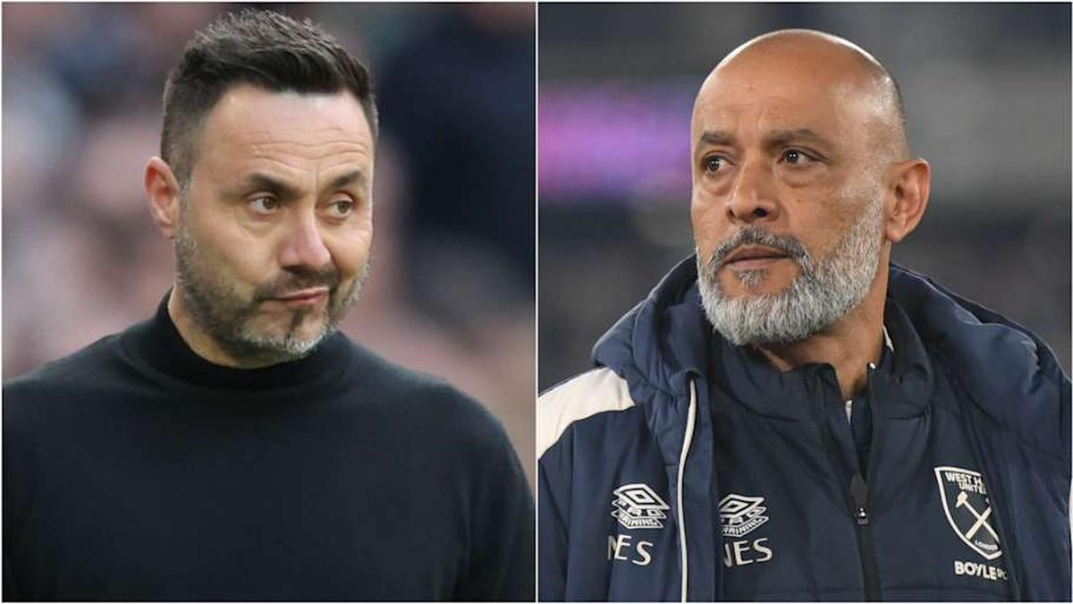  Roberto De Zerbi is trying to outwit Nuno Espírito Santo. | Rob Newell/CameraSport/Getty Images, Kevin Hodgson/MI News/NurPhoto/Getty Images 