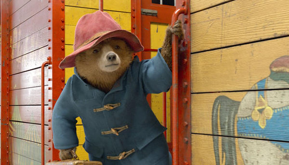 This image released by Warner Bros. Pictures shows the character Paddington, voiced by Ben Whishaw, in a scene from " Paddington 2."