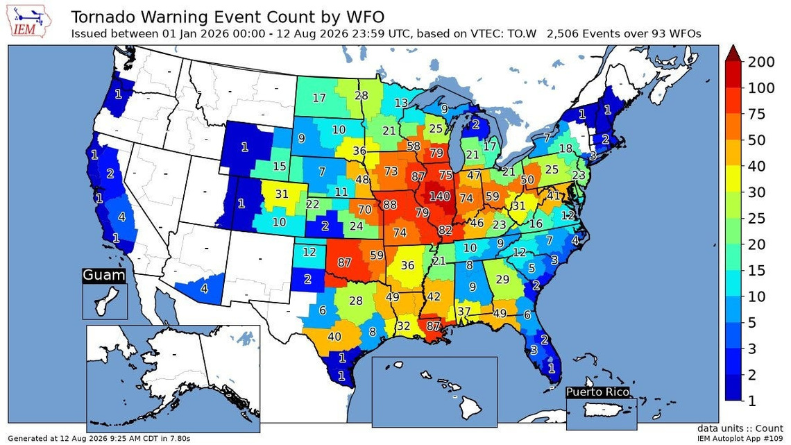 Illinois could break all-time tornado record this year