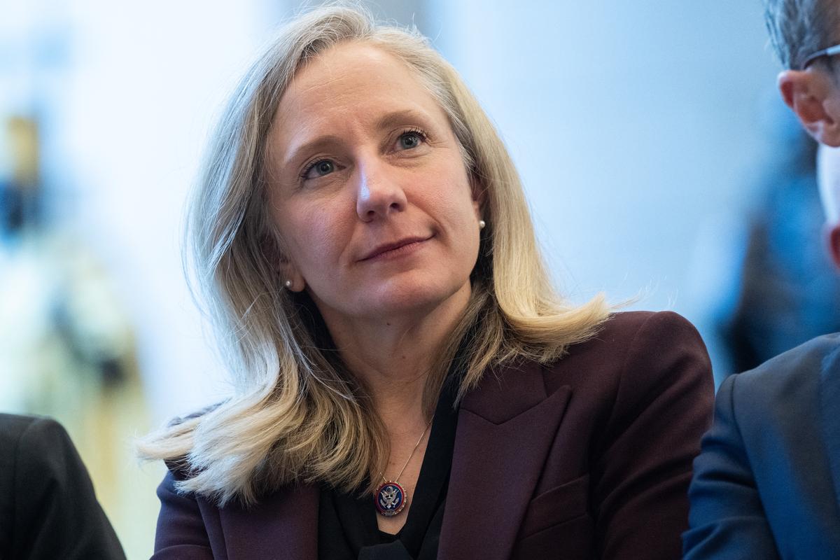  Virginia Governor Abigail Spanberger attends an event in Washington, D.C. on December 16, 2025. 