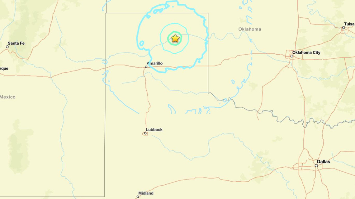 Texas Panhandle rattled by 5.1-magnitude earthquake 