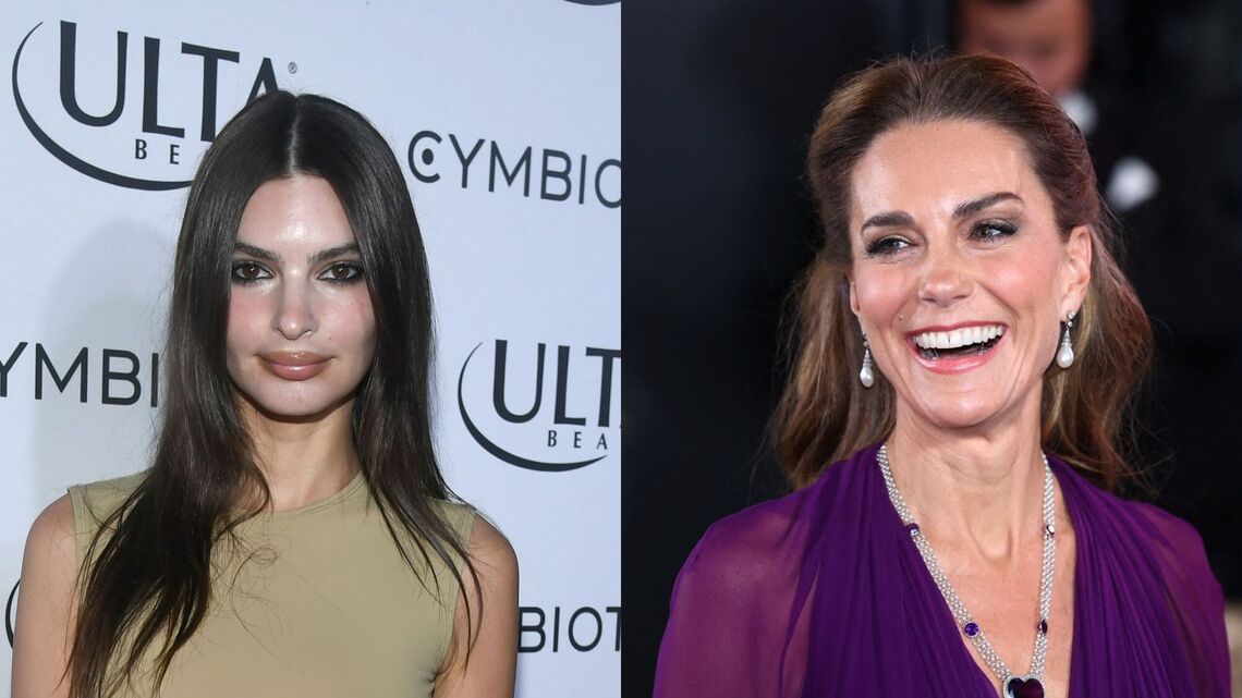 Not Blue Jeans! Emily Ratajkowski and Kate Middleton Wear This Denim Style 