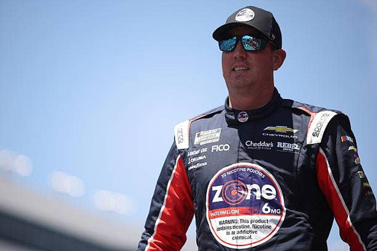  Kyle Busch at Texas. (Photo by James Gilbert/Getty Images) (Photo by James Gilbert/Getty Images)