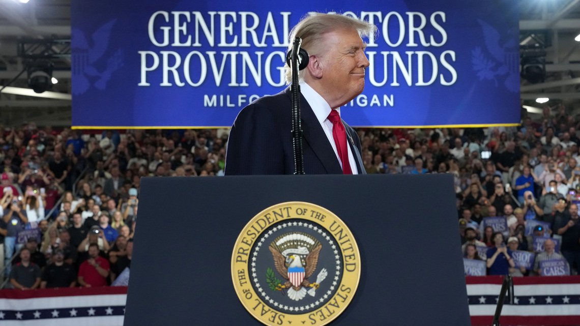 Trump Michigan Speech Interrupted by ‘Pedophile Protector' Chants 