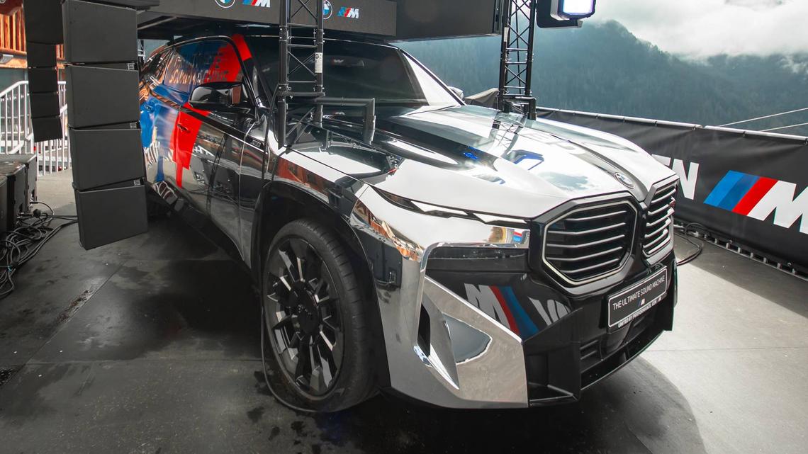 BMW Found a Way to Make the XM Label Even Weirder By Turning It Into A DJ Booth 