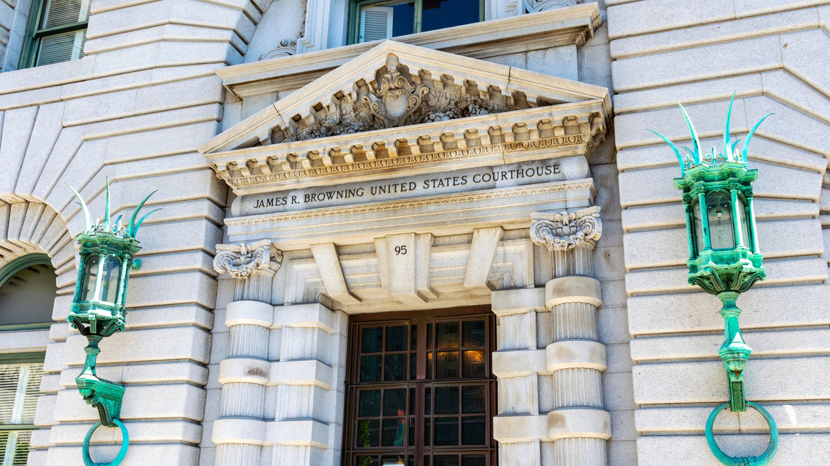 Entrance to courthouse for the United States Court of Appeals for the 9th Circuit in San Francisco. (Dreamstime/TNS)